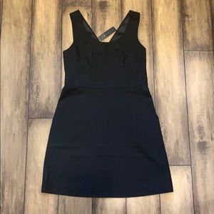 THEORY Black Nellyan Dress Pockets Sleeveless Wool